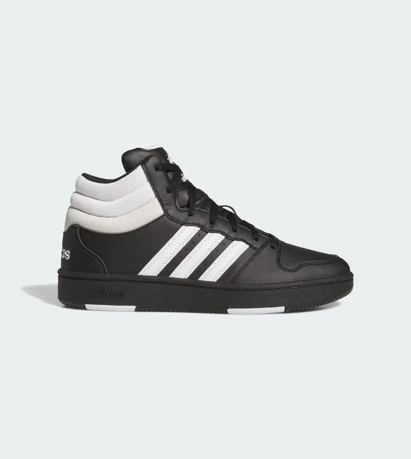 Adidas HOOPS MID CLASSIC SCHOENEN Core Black / Cloud White / Orbit Grey (KI1035)