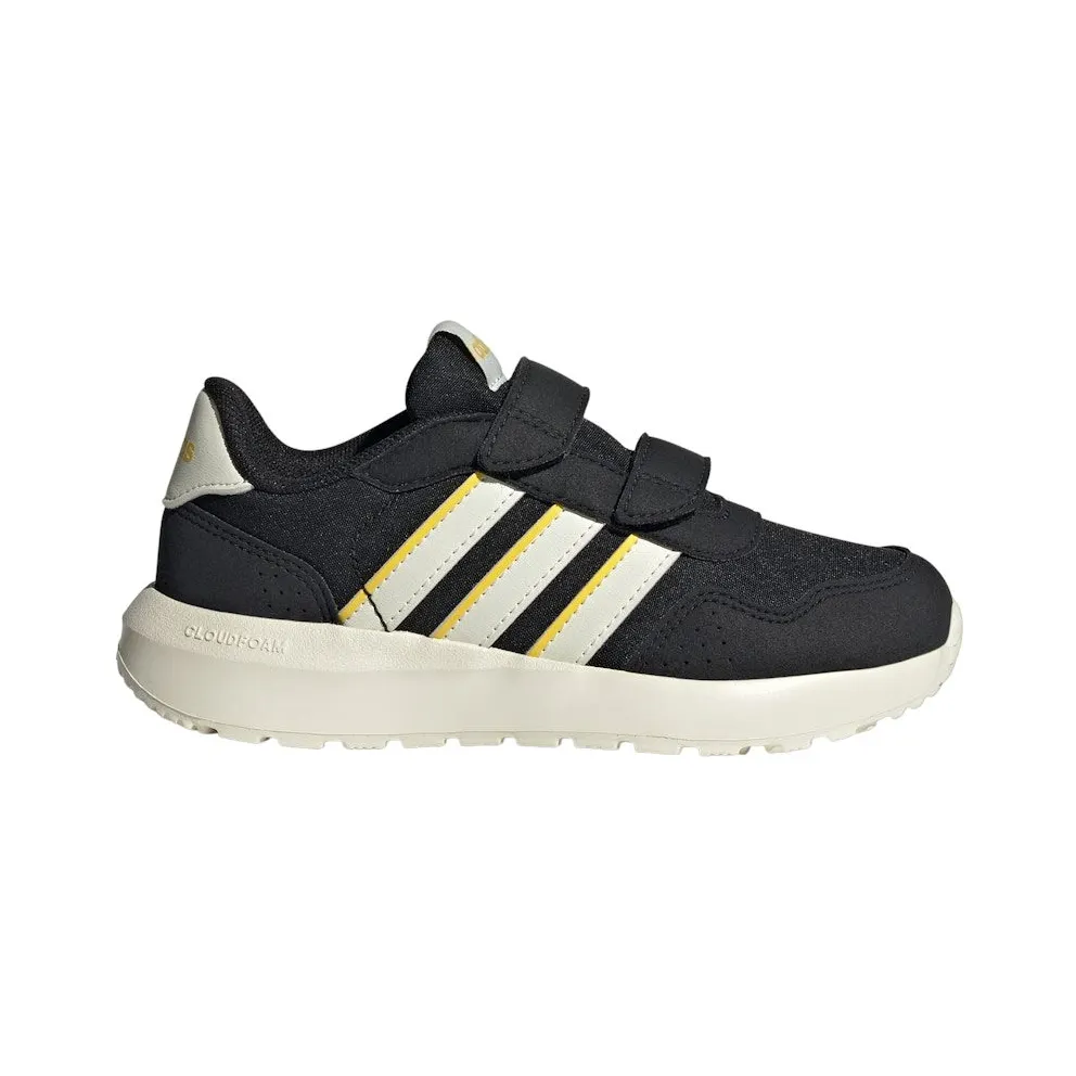 adidas Run 60s Core Black Off White Utility Yellow (IE6436)