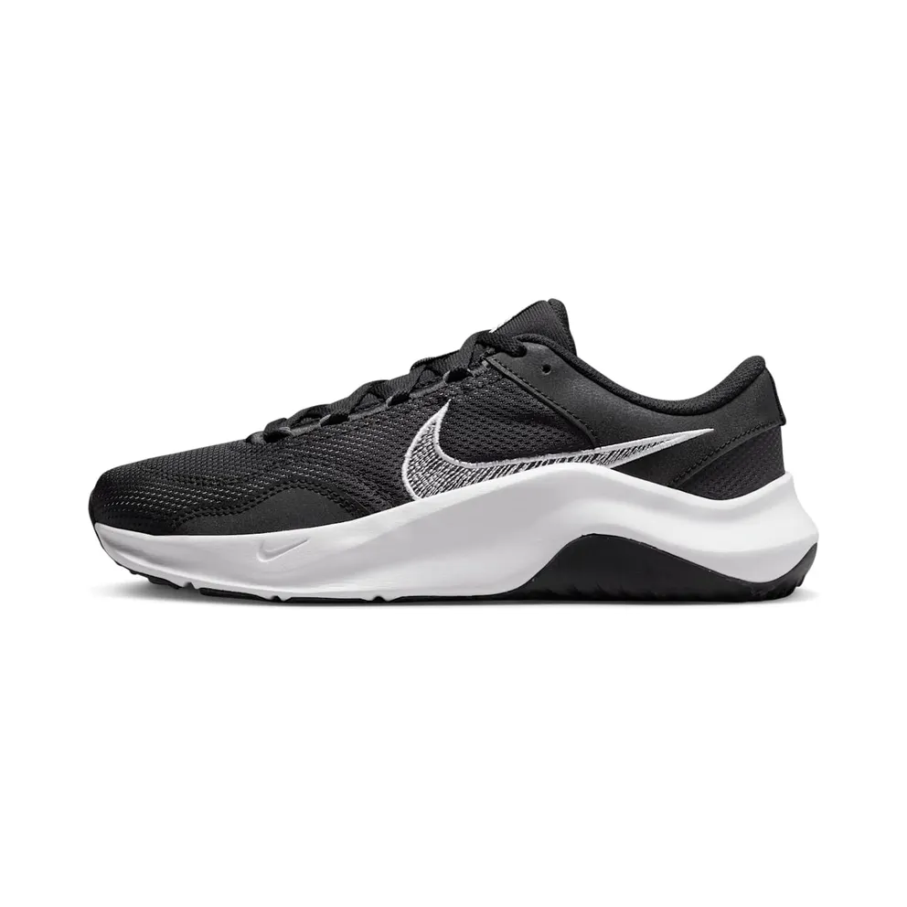 Nike Legend Essential 3 Black White Iron Grey (DM1119-001)