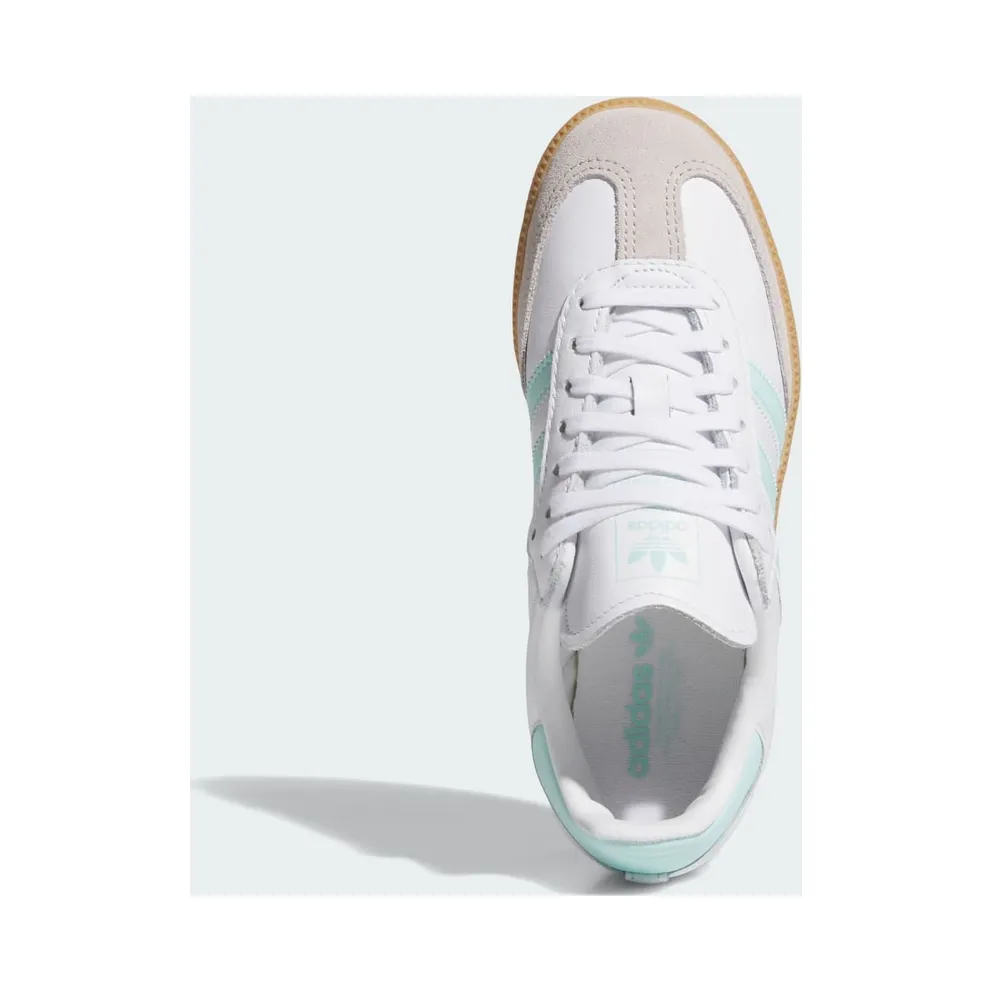 Adidas Samba OG GS “White Semi Flash Aqua” (JP5481)