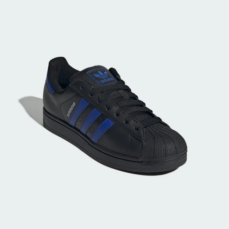 adidas Superstar II Core Black Semi Lucid Blue Cloud White (JR1632)