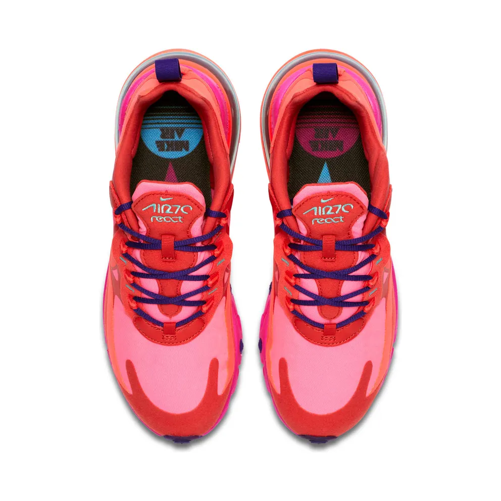 Nike Air Max 270 React Mystic Red (W) Mystic Red/Pink Blast/Habanero Red (AT6174-600)