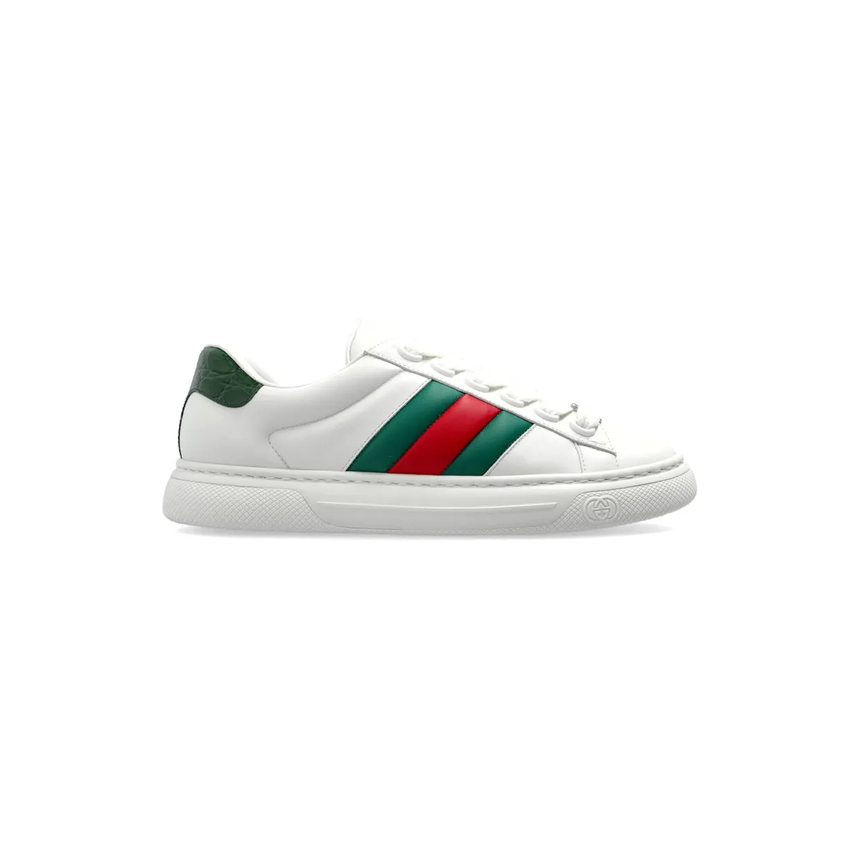 Gucci Ace Web Strap White Green Red (791394 AADMG 9053)
