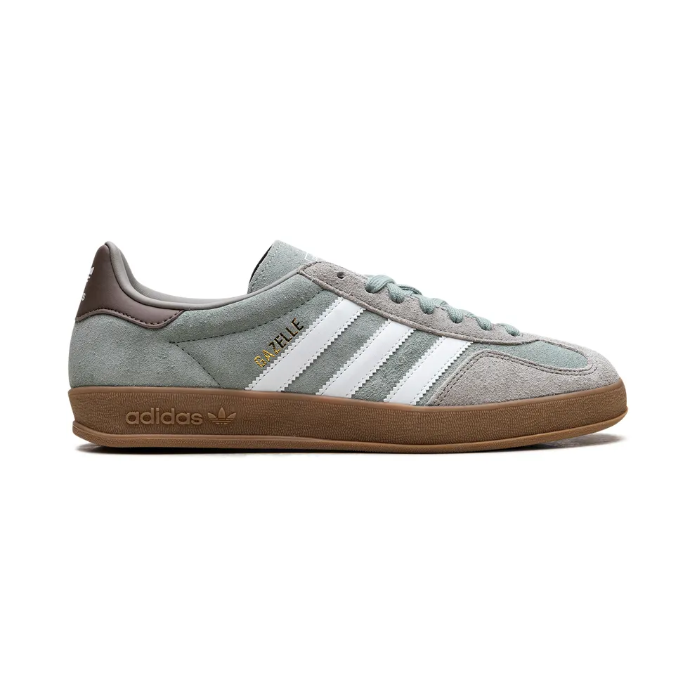Adidas Gazelle Indoor “Silver Pebble Silver Green” (JI3526)