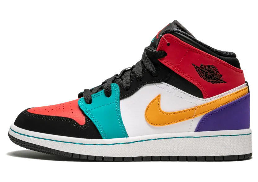 Air Jordan 1 Mid GS Multi (554725-125)