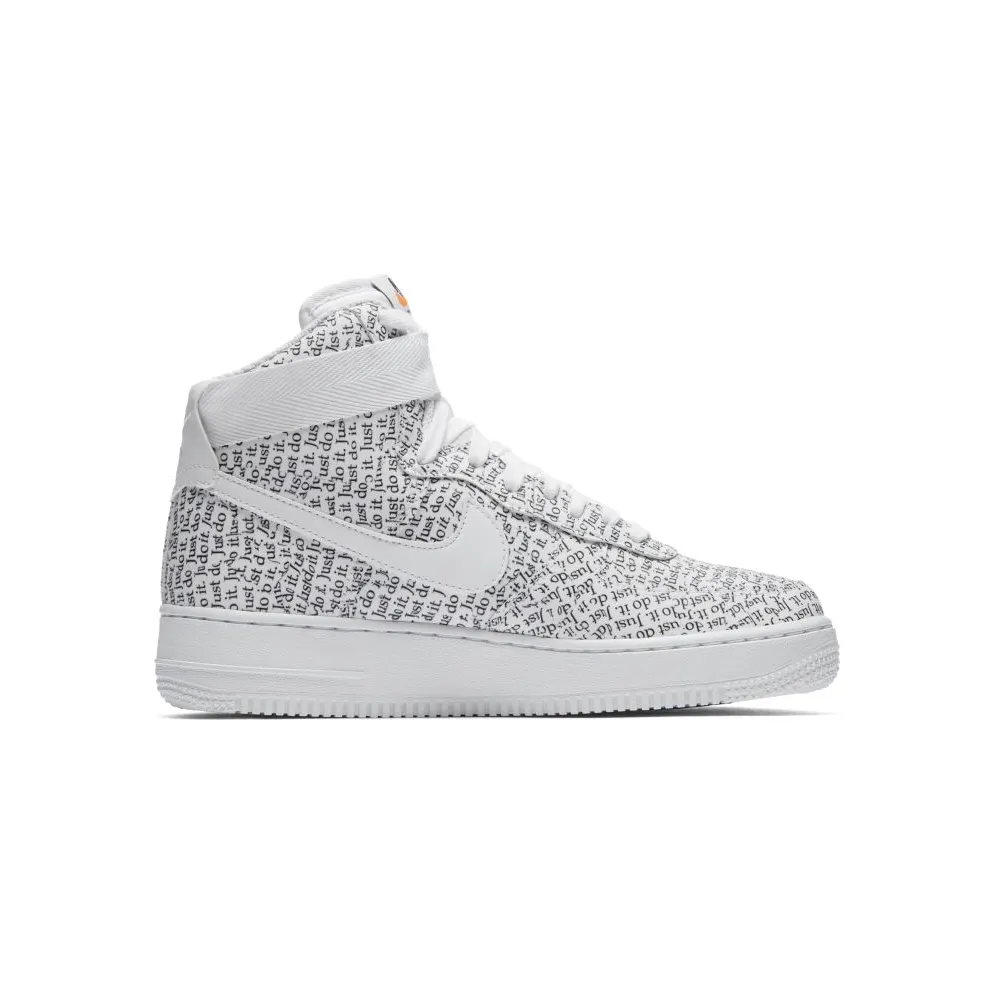 Nike Air Force 1 High Just Do It Pack White (W) White/White-White-Black-Total Orange (AO5138-100)