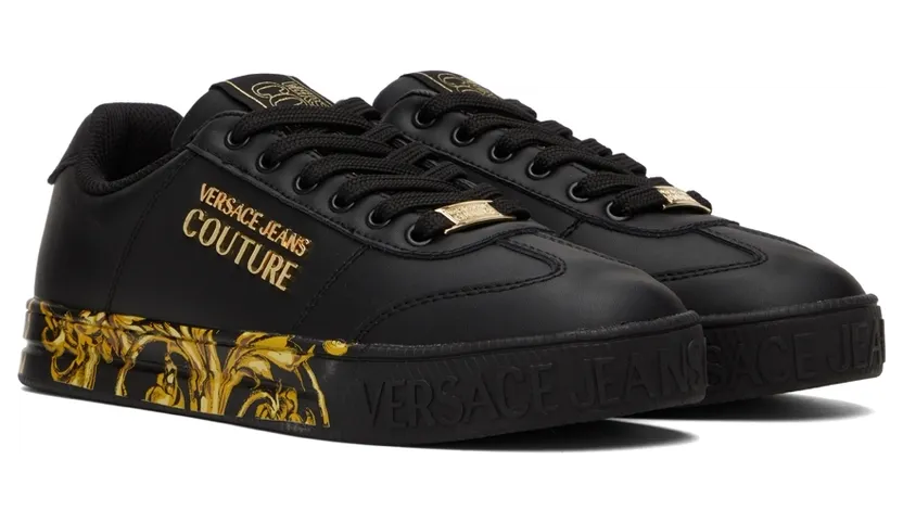 Versace Jeans Couture White Garland Court 88 Sneakers (E72YA3SK6 EZP099) (4)