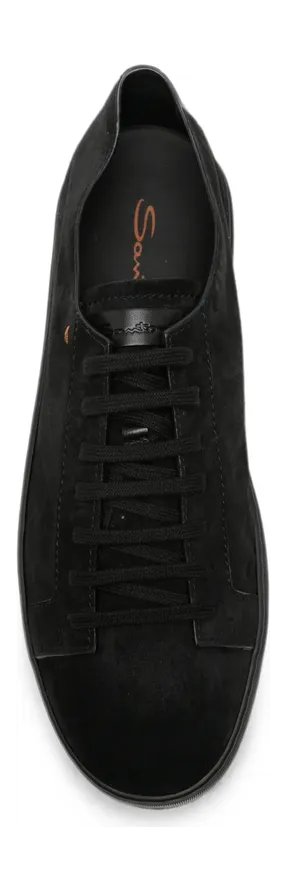 Santoni Damps Lace-up Suede “Black” (MBCD21571NEAT AOLN01) (3)