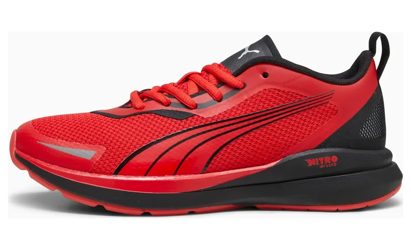 Puma Kruz NITRO Zwart/Rood/Zilver (378878-01)