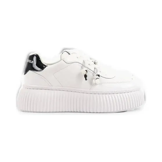 Karl Lagerfeld pearl-embellished platform “White” (KL42377T)