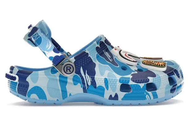 Crocs Classic Clog A Bathing Ape ABC Camo Blue (210285-4TB)