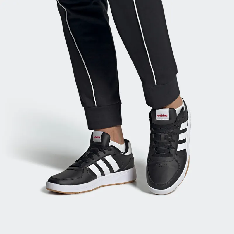 Adidas CourtBeat Court Lifestyle Core Black / Cloud White / Better Scarlet (HQ1763)