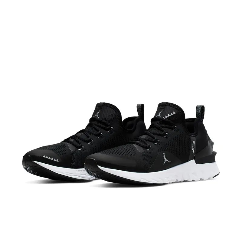 Jordan React Havoc Black White Black/White-Metallic Silver (AR8815-001)