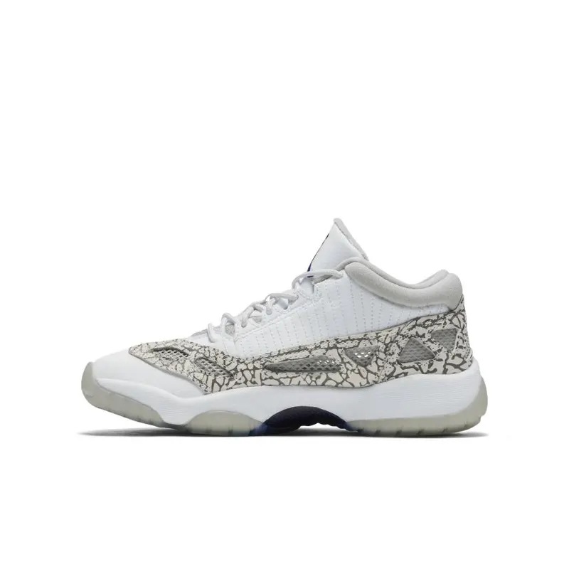 Jordan 11 Retro Low IE Cobalt 2015 (GS) White/Cobalt/Zen Grey (768873-102)
