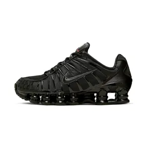 Nike Shox TL “Black / Metallic Hematite / Max Orange” (AV3595-002)