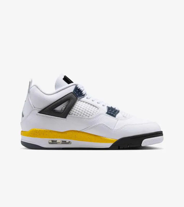 Air Jordan 4 Tour Yellow – “White / Tour Yellow / Dark Blue Grey / Black” (IO2463-102)
