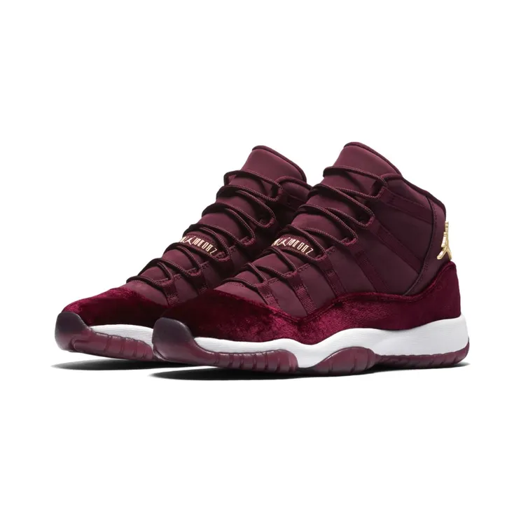 Air Jordan 11 Retro RL GG Heiress – “Night Maroon / Metallic Gold” (852625-650)