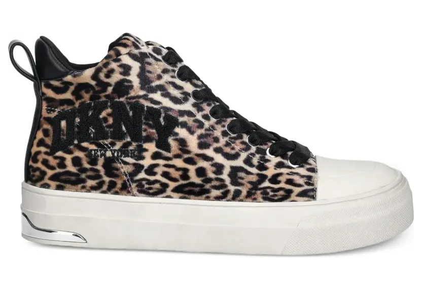 DKNY Sneakers mit Leoparden-Print – Braun (K3537063)