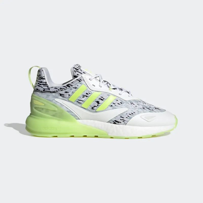 Adidas ZX 2K BOOST 2.0 Cloud White / Pulse Lime / Pulse Lime (GW0624)