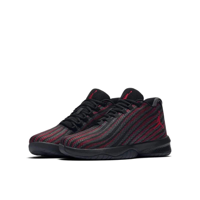 Jordan B. Fly Black Gym Red Dark Grey (GS) Black/Gym Red-Dark Grey (881446-005)