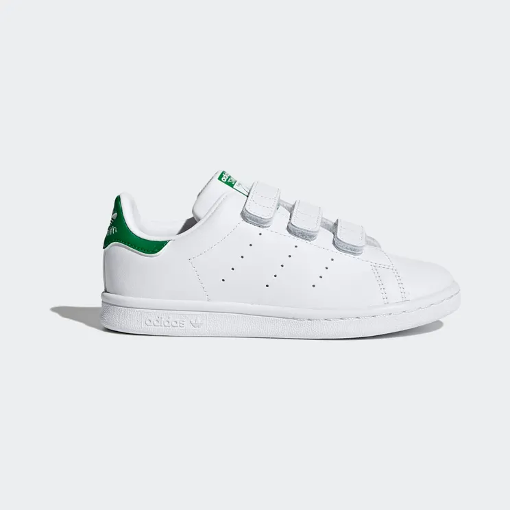 Adidas Stan Smith CF Velcro PS ‘White Green’ Running White Ftw / Running White / Fairway (M20607)