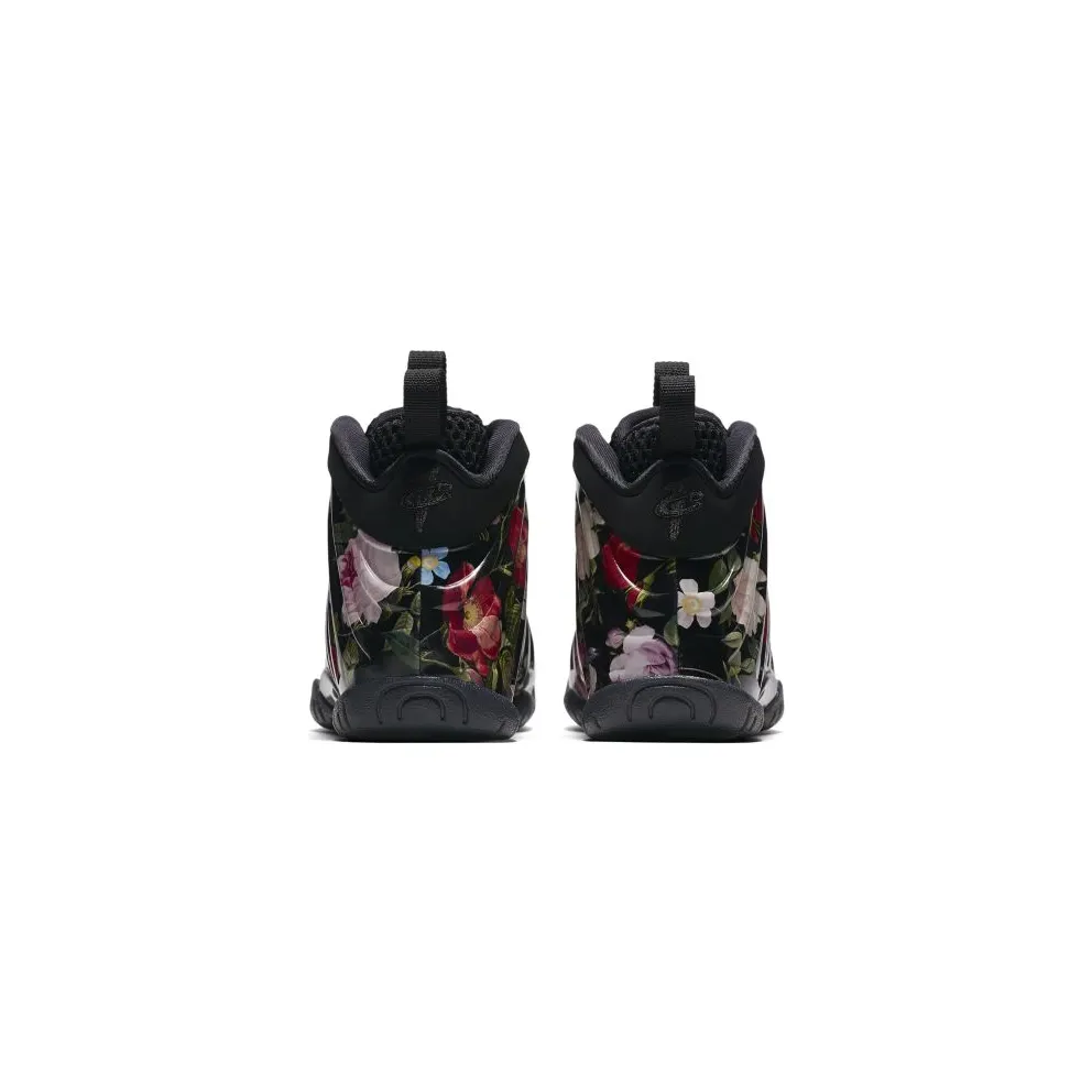 Nike Air Foamposite One Floral (PS) Black/Black-Metallic Gold (AT8249-001)