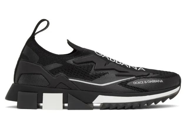 Dolce and Gabbana Black Sorrento Sneakers (CK1823 AW478)
