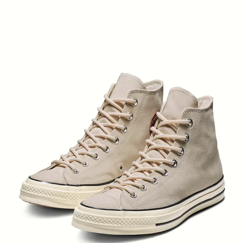 Converse Chuck Taylor All-Star 70s Hi Suede Pack Natural Ivory Natural Ivory/Black-Egret (162372C)