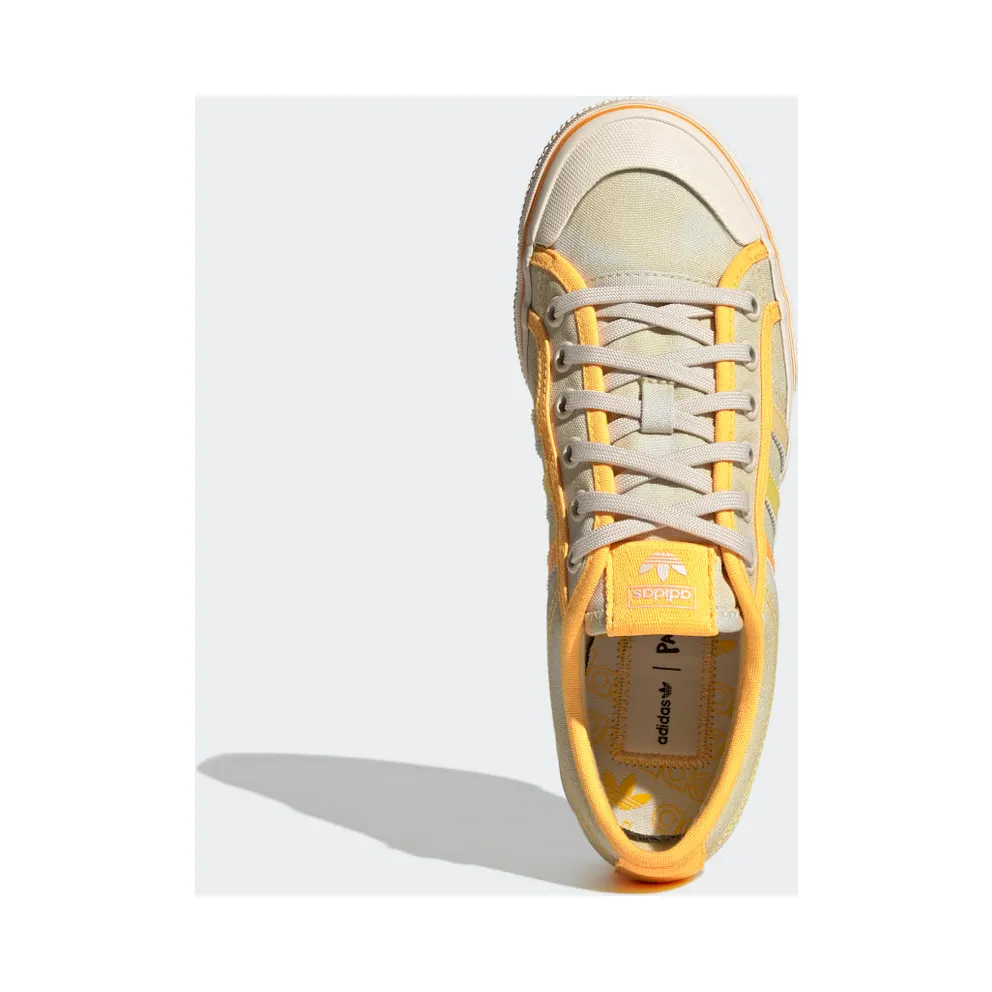 Adidas Nizza Platform Almost Yellow / Orange Tint / Wonder White (GX4607)