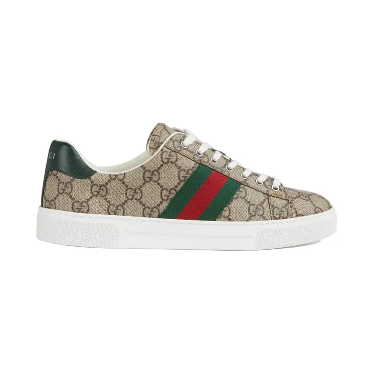 Gucci Ace GG Crystal Canvas Web Beige (760774 FACMZ 9746)