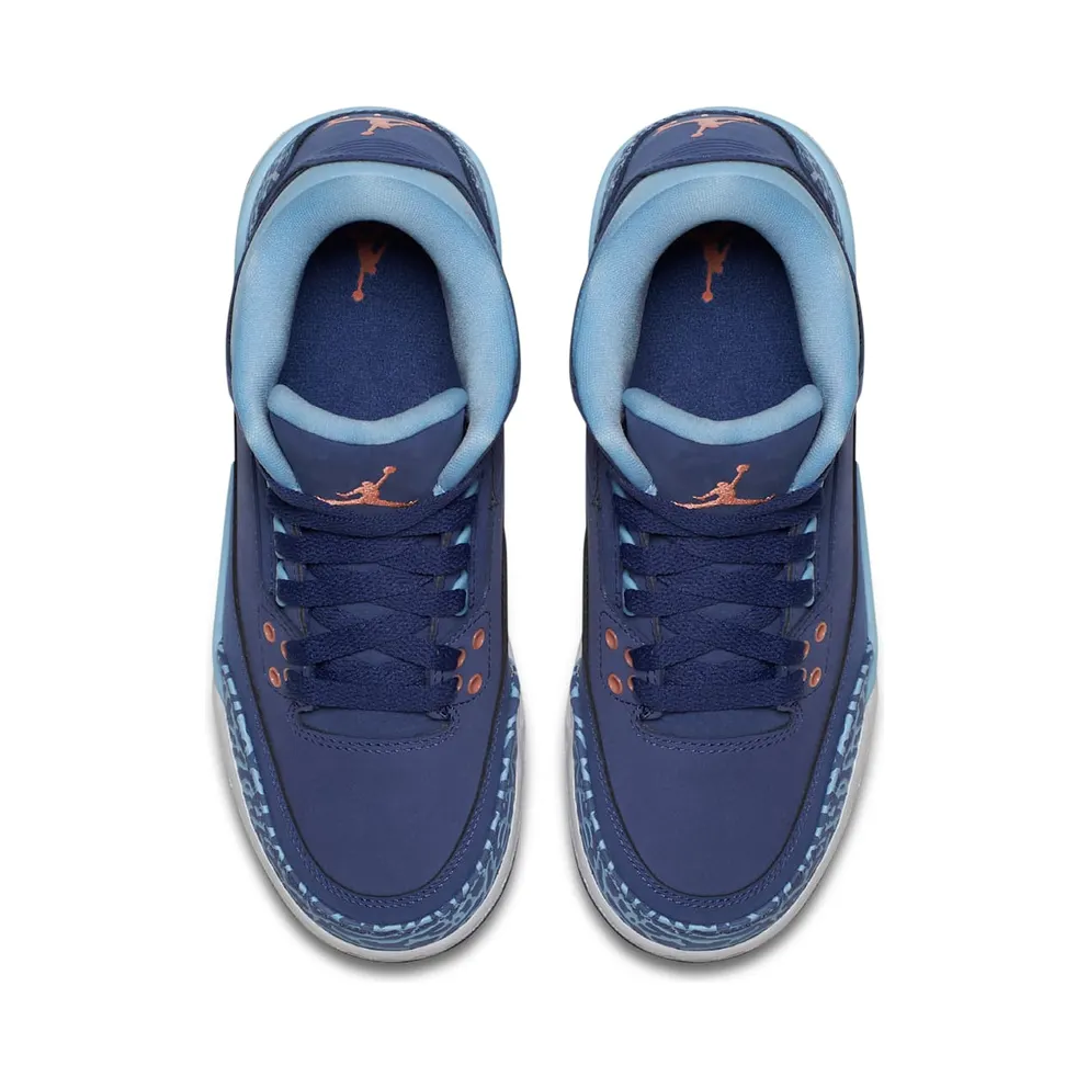 Jordan 3 Retro Purple Dust (GS) Purple Dust/Atomic Pink-Blue Cap (441140-506)