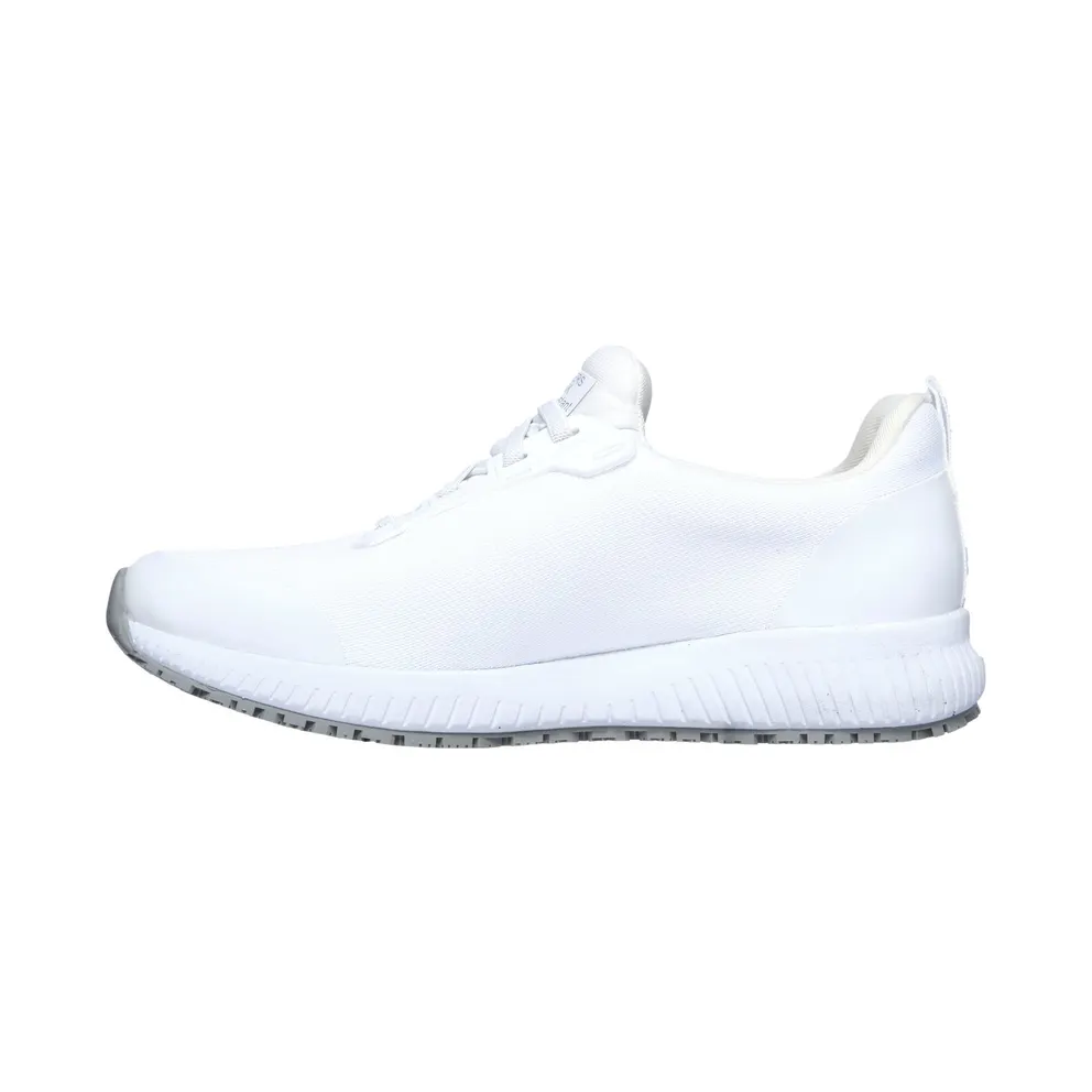 Skechers Work Slip-Resistant: Squad Sneaker White