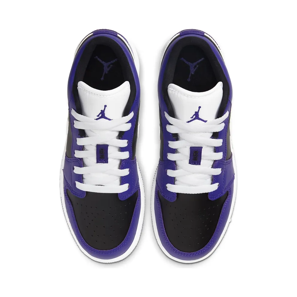 Jordan 1 Low Court Purple Black (GS) Court Purple/Black-White (553560-501)