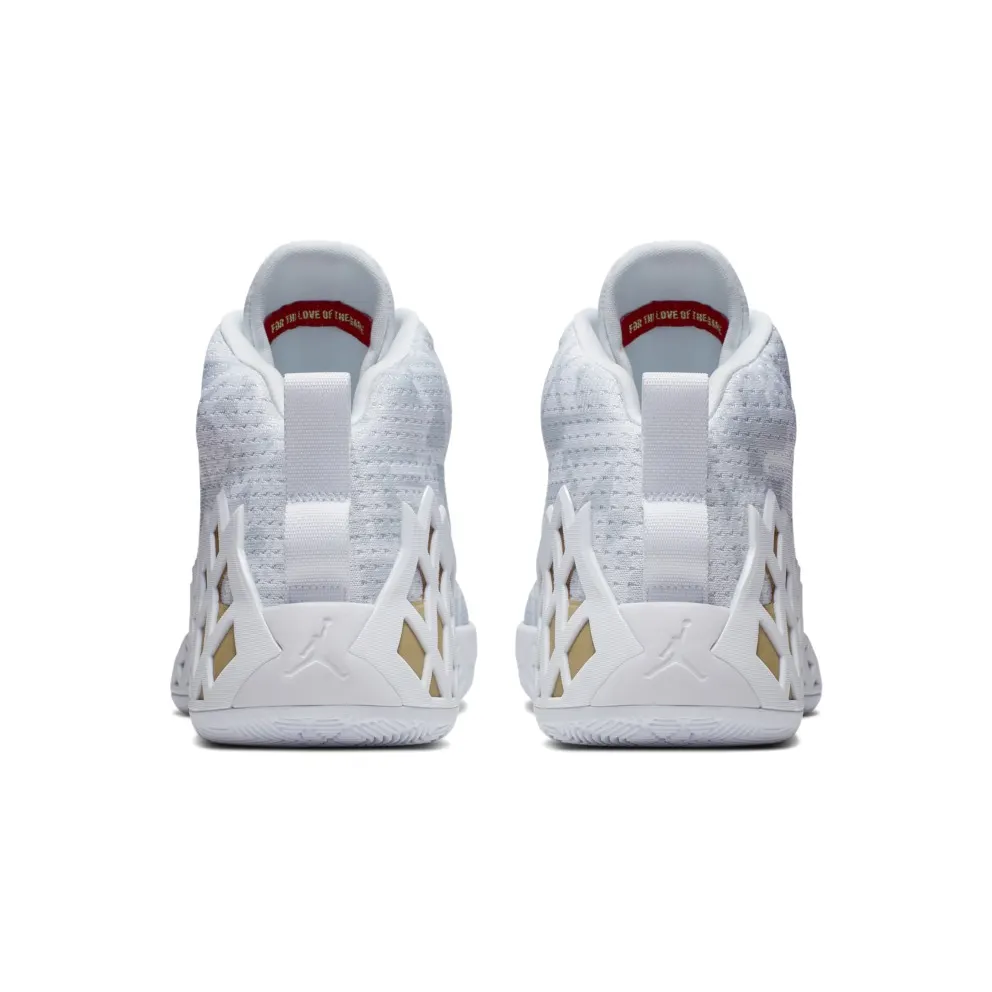Jordan Jumpman Diamond Mid Fiba (2019) White/Metallic Gold (CI1205-107)