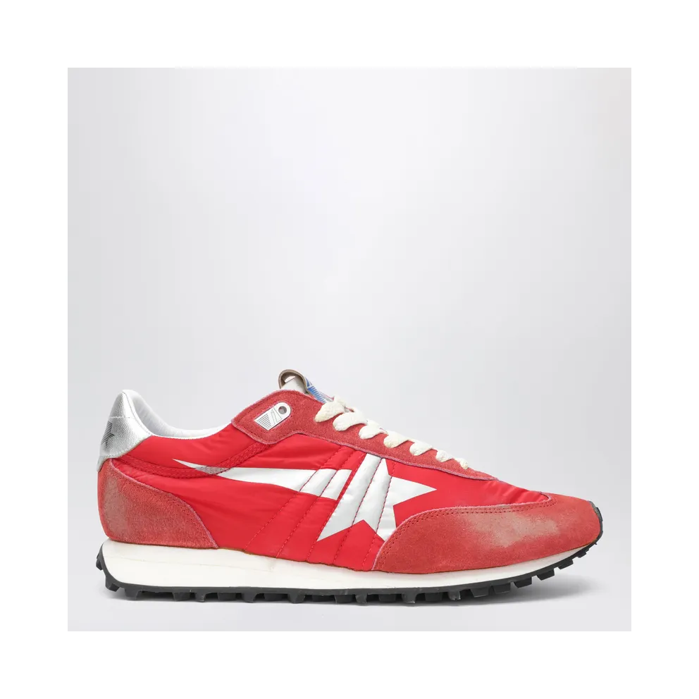 Golden Goose Red/silver Marathon in nylon and suede GMF00683F005492/T_GOLDE-40399_600-44