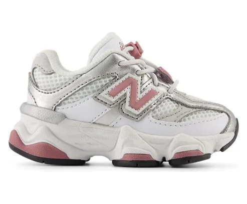 New Balance 9060 Bungee Lace TD “White Rosewood Silver” (I90606HV)
