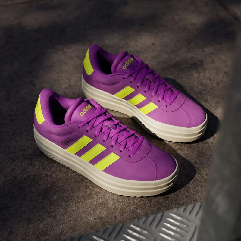 Adidas VL Court Bold Flash Pink / Lucid Lemon / Silver Metallic (JI1785)
