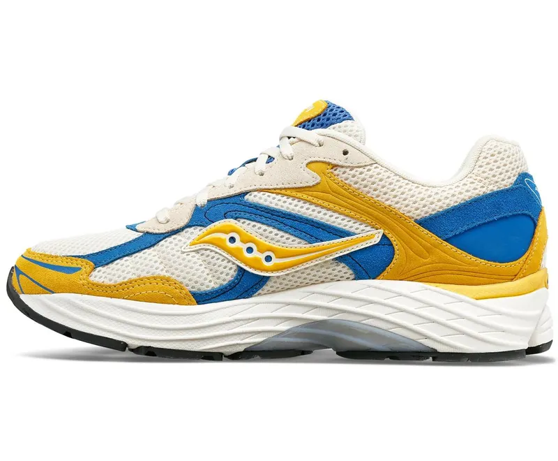 Saucony ProGrid Omni 9 Premium Cream Yellow Royal Blue (S70740-3)