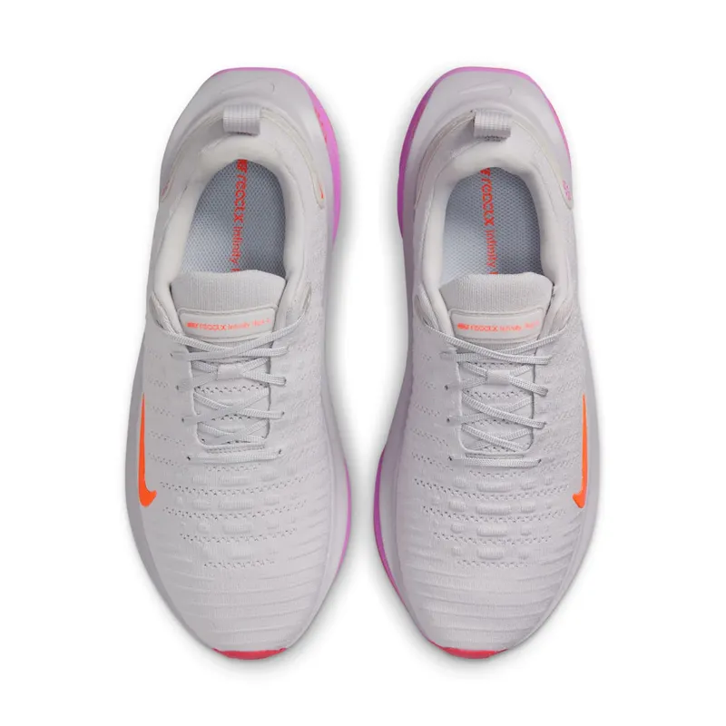 Nike React Infinity Run 4 “Vast Grey Hyper Violet Bright Crimson” (DR2665-011)