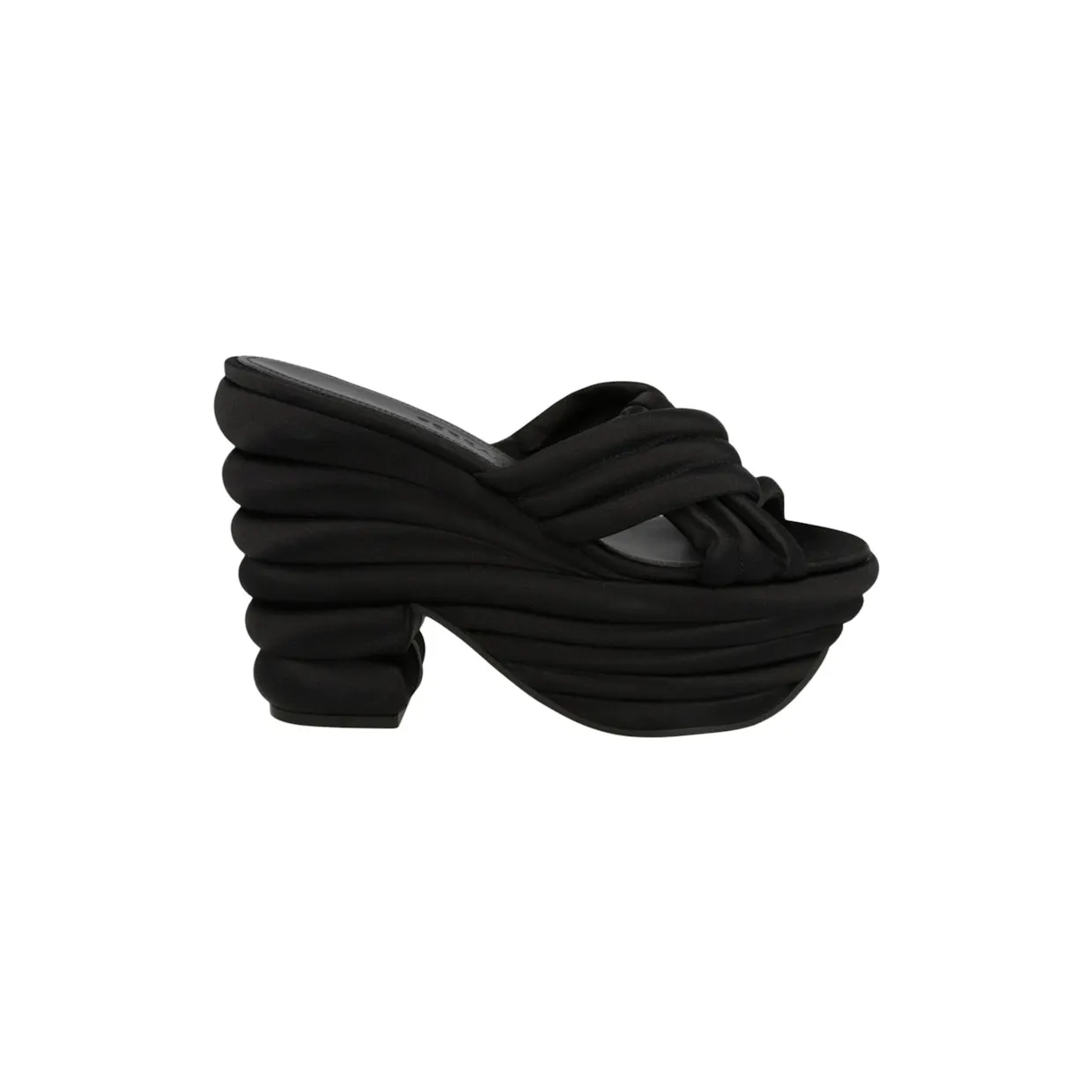 Ferragamo Rey Platform Sandals Black (01F807-763967)