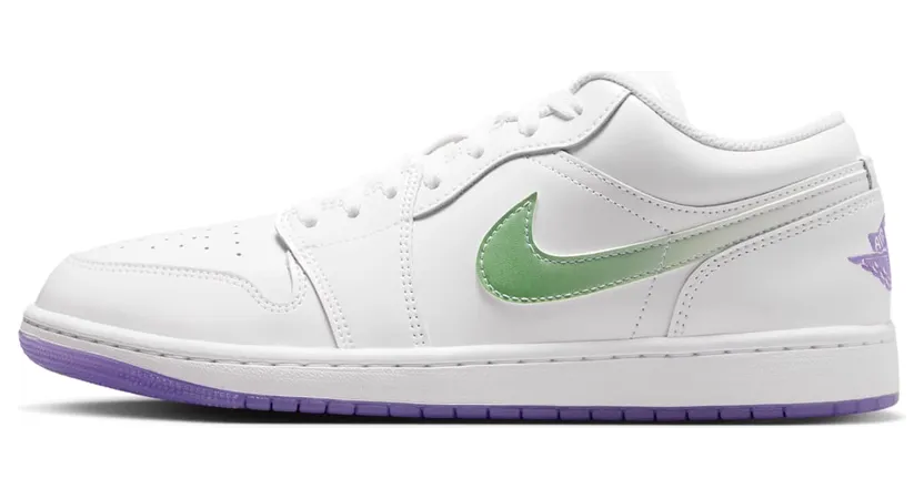 Air Jordan 1 White/Key Lime/Action Grape (IR2367-100)