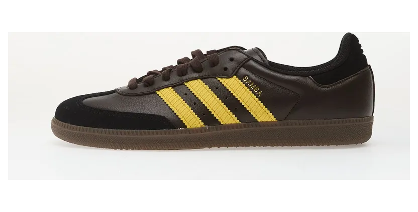 adidas Samba OG Aurora Coffee EQT Yellow
