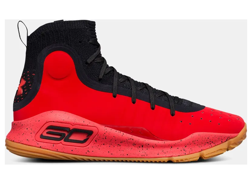 Under Armour Curry 4 Red Black Gum