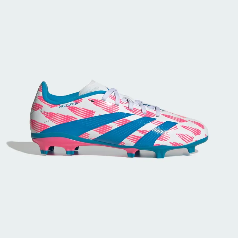 adidas Predator League FG Cloud White Solar Blue Solar Pink (IF6352)