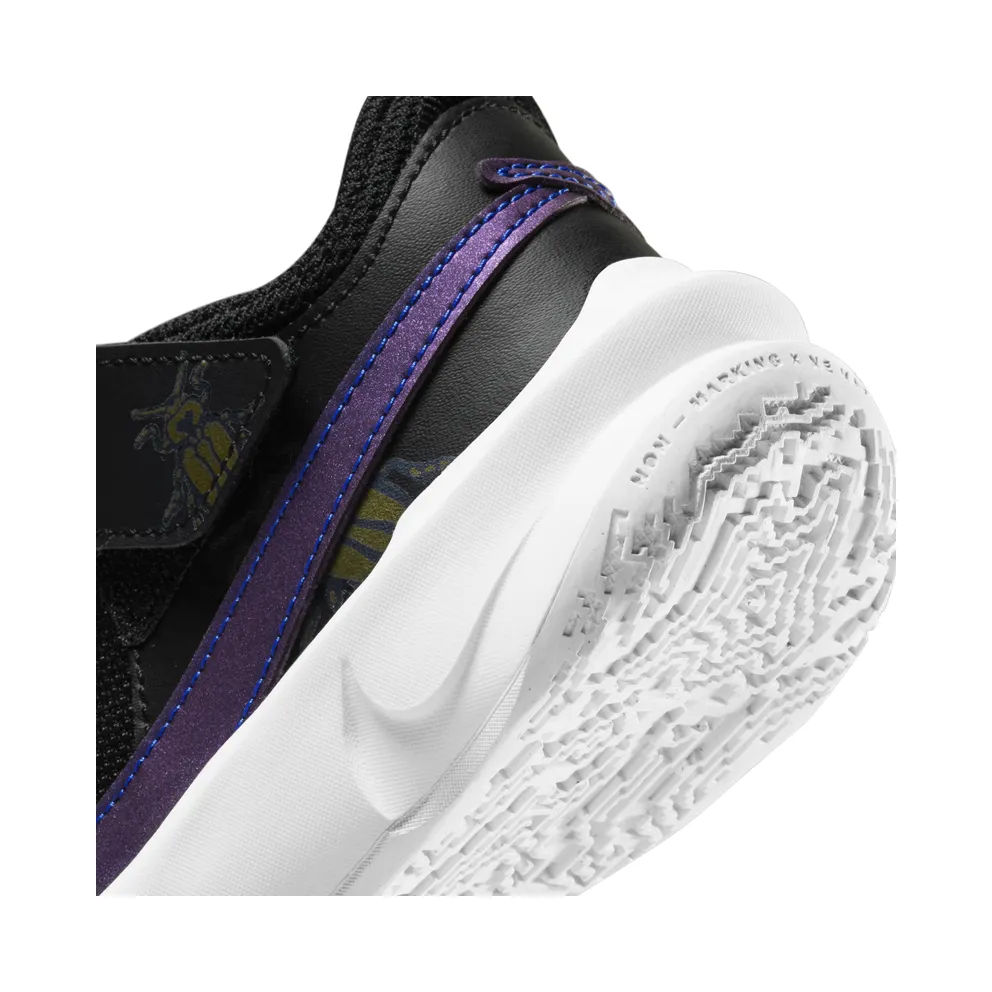 Nike Team Hustle D 10 SE “Black / Chlorine Blue / White / Multi-Colour” (CZ4180-001)