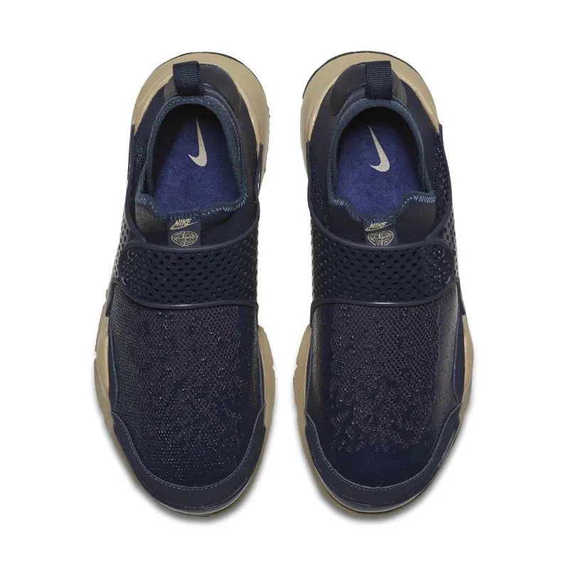 Nike Sock Dart Mid Stone Island Obsidian Obsidian/Light Orewood-Brown (910090-400)