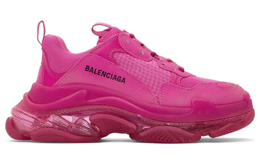 Balenciaga Pink Triple S Clear Sole 5059 PINK (541624-W2FG1)