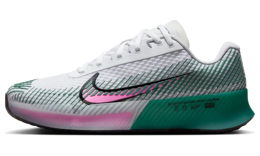 Nike Court Air Zoom Vapor 11 HC White Bicoastal Playful Pink (DR6965-109)