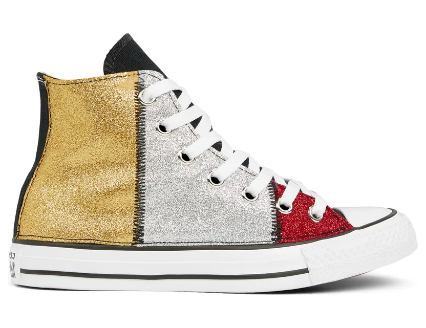 Converse Chuck Taylor All Star Multicolour Glitter High Top Black/multicolor Glitter (165776C)