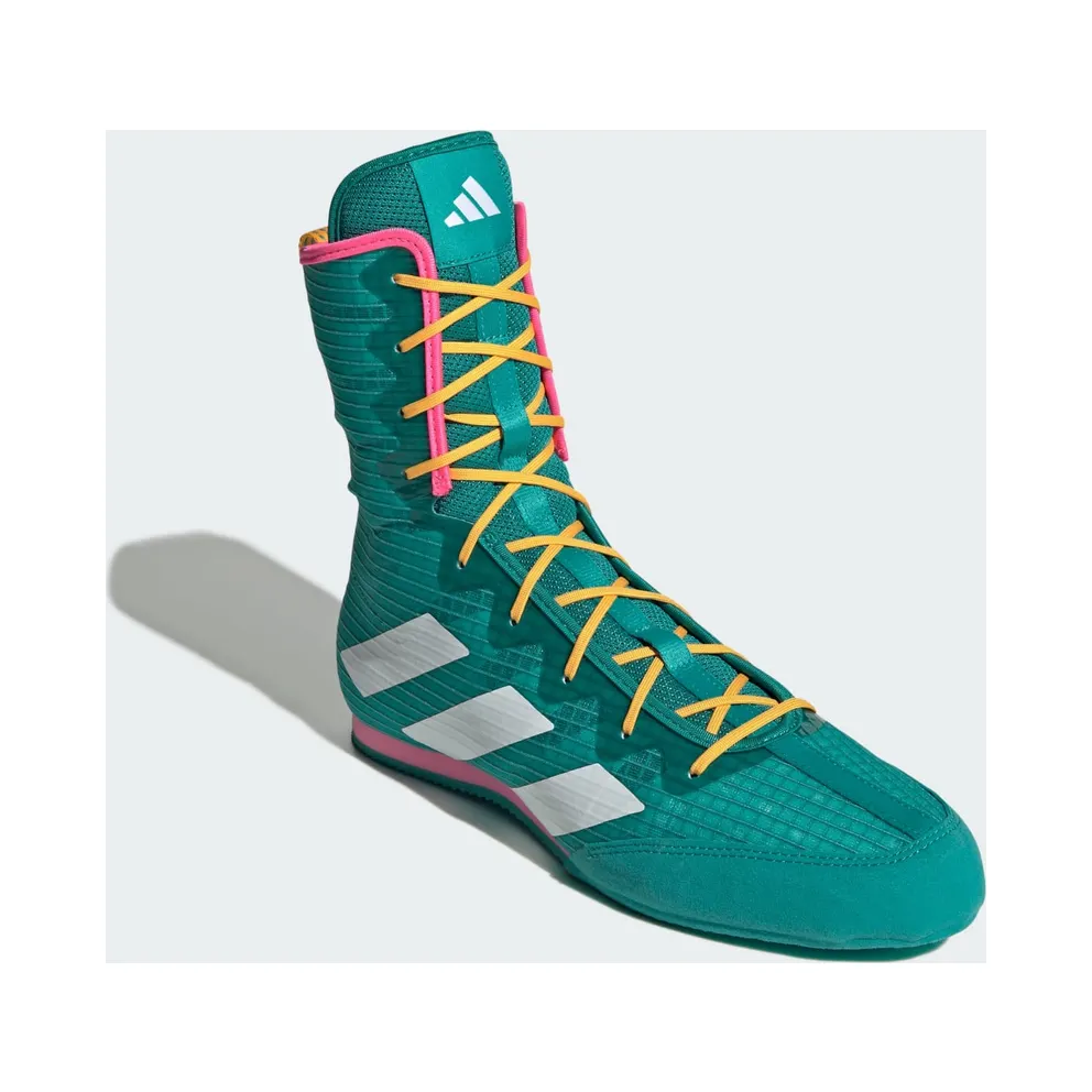adidas Box Hog 4 Pure Teal Cloud White Lucid Pink (JR5382)